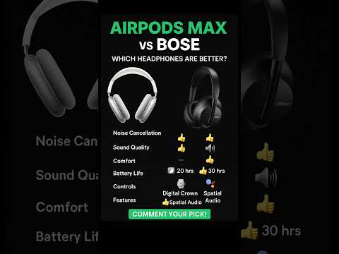 AirPods Max vs Bose – Which One Wins in 2025? 🔥🎧 #Shorts
