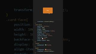 3D Card flip animation in css #3danimation #animation #css #cssanimation