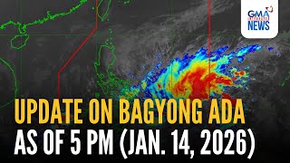 LIVE –Update on Tropical Cyclone #AdaPH as of 5 PM (Jan. 14, 2026) - Replay | GMA Integrated News