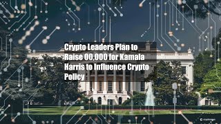 Crypto Leaders Plan to Raise $100,000 for Kamala Harris to