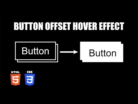Button Offset Hover Effect | HTML & CSS Tutorial