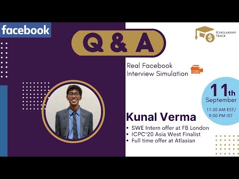 LIVE Q&A - SWE Intern  Offer at Facebook, London
