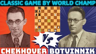 Epic Chess Clash: Mikhail Botvinnik Vs Vitaly Chekhover | Moscow 1935 | #chessanalysis #chessvideos