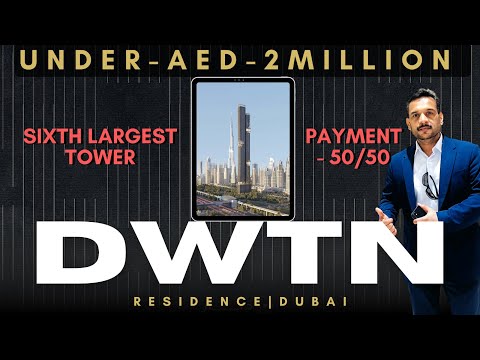 Under Two Million DHS | DWTN Residences by Deyaar | Luxury | Burj Khalifa View | #dubai #realestate