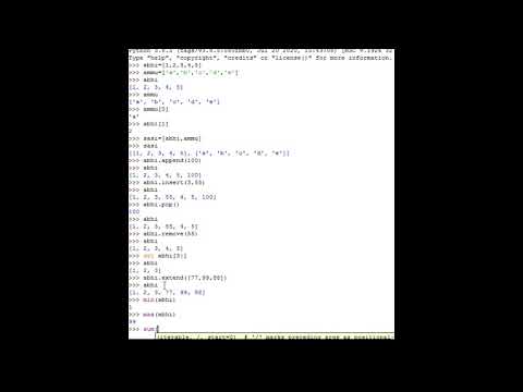 #6 List-Tuple-Sets in Python