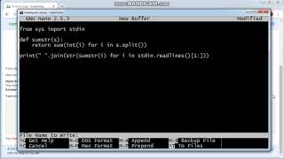 Решение задачи CodeAbbey 003 на Python