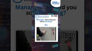Manager How Did you solve the Bug😂😂| #dankmemes#comedy#funny#developer#python#memes#trending#reels