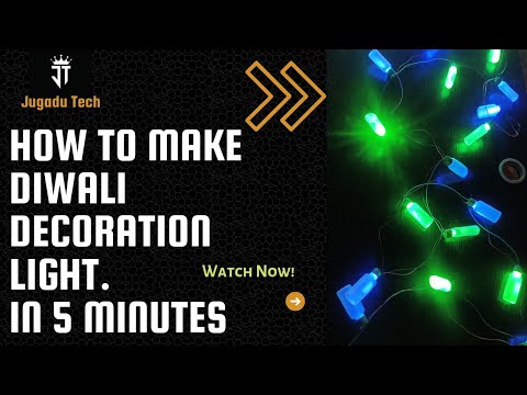 How to make a Diwali Decoration Light at home..In 5 minutes 💯💯..