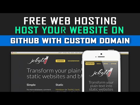How to Host Your Website On Github With Custom Domain - Free Web Hosting 2020