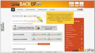 Crea backup Automatico cPanel del tuo sito web con Sitebackup99.com