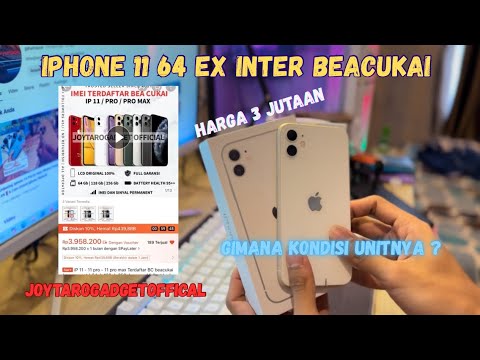 Review & Unboxing iPhone 11 Ex Inter Beacukai | Harga 3jt an di JoyTaroGagdetOfficial ‼️