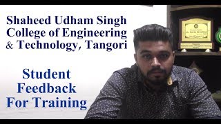 Shaheed Udham Singh College of Engineering And Technology Student Feedback
