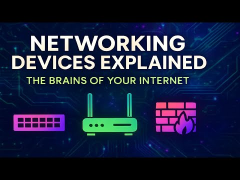 Networking Devices Explained: Switches, Routers, & Firewalls (Beginner's Guide)