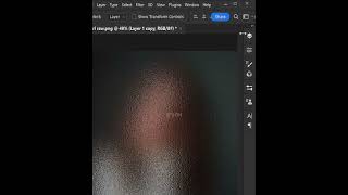 how to make frosted glass effect in Photoshop 2025