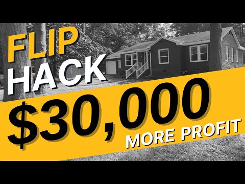 Flip House Hack | Made Us $30,000 More
