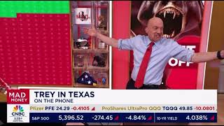 ABM Industries ($ABM) with #LEGEND, Jim Cramer.  Mad Money on CNBC, 4/3/25.