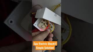 Computer Cpu Electric Earth 😲 shock!! Problem Simple Solutions!!Like subscribe Share