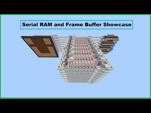 Serial RAM and Frame Buffer Showcase - Minecraft Bedrock