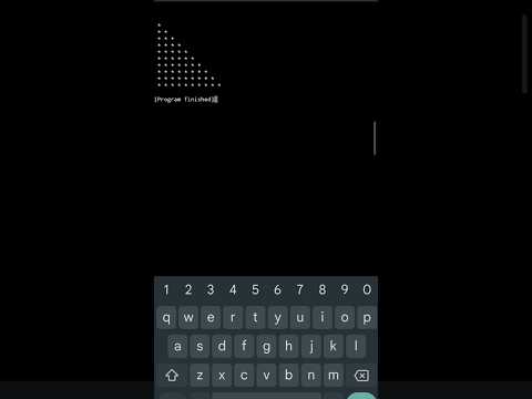 Pattern Program in C programming language #cprogramming #cprogrammingvideo #computer