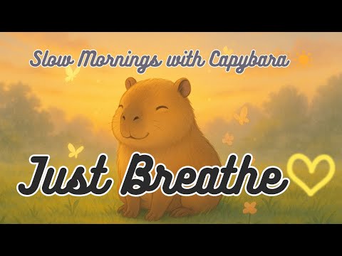 Cozy Capybara Lofi Rain - Relaxing Music & Peaceful Vibes