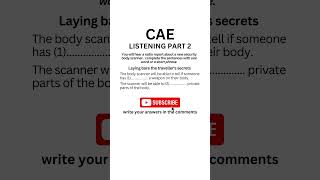 C1 Certificate Advanced English (CAE) Listening Practice 2024 - Part 2 #cae #caexams #learnenglish