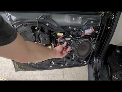 2018 Dodge Grand Caravan window regulator removal & installation tips & tricks. Front driver door. 