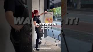 Champainting - The magic of paint and sip! #shorts #paintandsip #sydney #melbourne