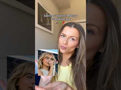 Sabrina Carpenter Coachella makeup look! #sabrinacarpenter #makeuplook