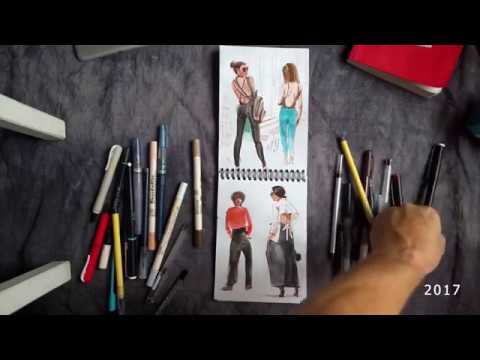 три скетчбука 3 sketchbooks