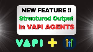 How to Use the Structured Outputs Feature in Vapi (Full Guide). Structured Output In Voice AI Agent