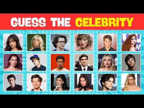 GUESS THE CELEBRITY - 100 Most Famous People (2025) | We Quiz!