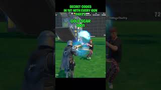 ALL SECRET CODES IN 1V1 WITH EVERY GUN !!! 🤫🤫🤫