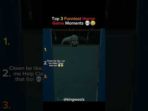 Top 3 Funniest Horror Game Moments 🔥 (First one got me😭😂)