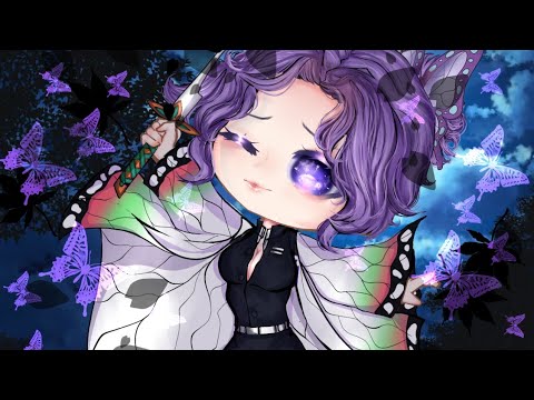 she really didn't wanna make it messy.. Douma & Shinobu | kny | gacha club