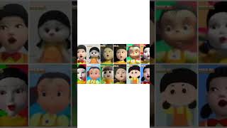 Every Squid Game Doll Various Younghees singing Numa Numa (DeepFake)  #numanuma  #SquidGameDeepFake
