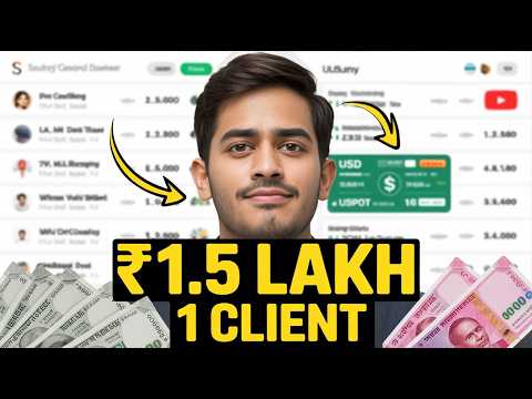 How I Made ₹1.5 Lakh from Just 1 US Client (Proof Inside)
