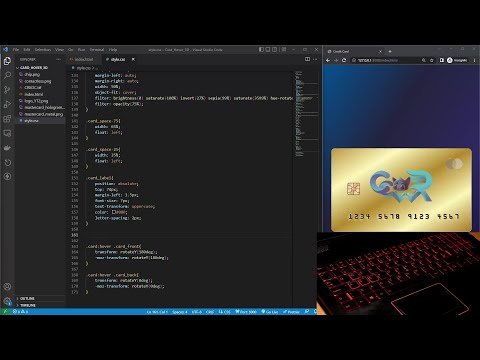 ASMR Programming - Coding a Credit Card UI - No Talking
