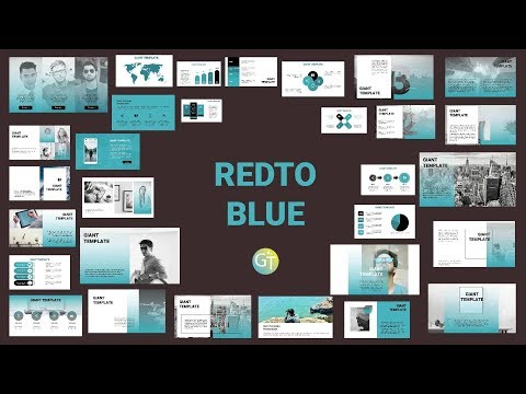 Download Template PPT - Redto Blue Version
