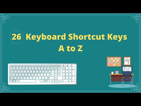 Computer 26 Keyboard Shortcut Keys | A to Z Computer Shortcut Keys | Shortcut Keys 2022