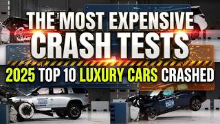 TOP 10 Luxury Cars Crash-Tested in 2025 | $1,000,000 Destroyed