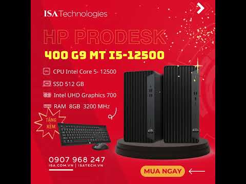 HP Prodesk 400 G9 MT i5-12500(6*3.0) - Hiệu suất tối ưu cho doanh nghiệp của bạn