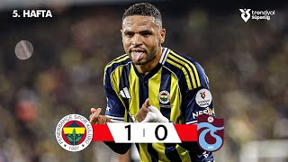 Fenerbahçe (1-0) Trabzonspor - Highlights/Özet | Trendyol Süper Lig - 2025/26