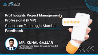 PMP Certification Training Feedback - Mumbai | ProThoughts Solutions