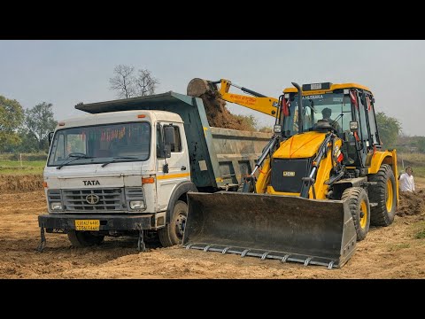 "Watch This Epic JCB & Truck Action 🚜💥: Amazing Mud Loading Skills You Won't Believe!"