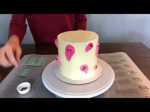 Pink Ghost cake