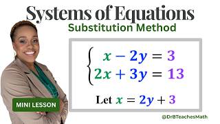 Solving Systems of Equations Using Substitution