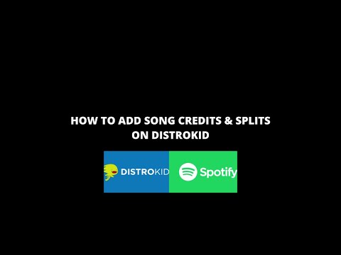 HOW TO ADD SONG CREDITS & SPLITS USING DISTROKID (TUTORIAL)
