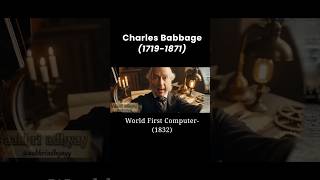 Charles Babbage: Father of Computer | First Computer in History #shorts