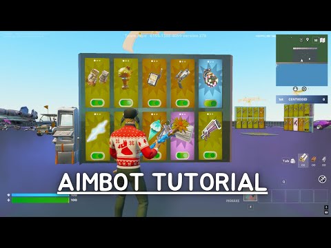 How to get aimbot in 1v1 with every gun!