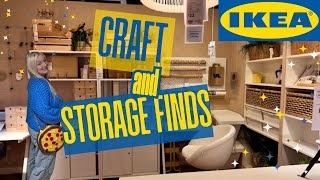 IKEA Craft Supplies & Storage Hacks | Come With Me!
